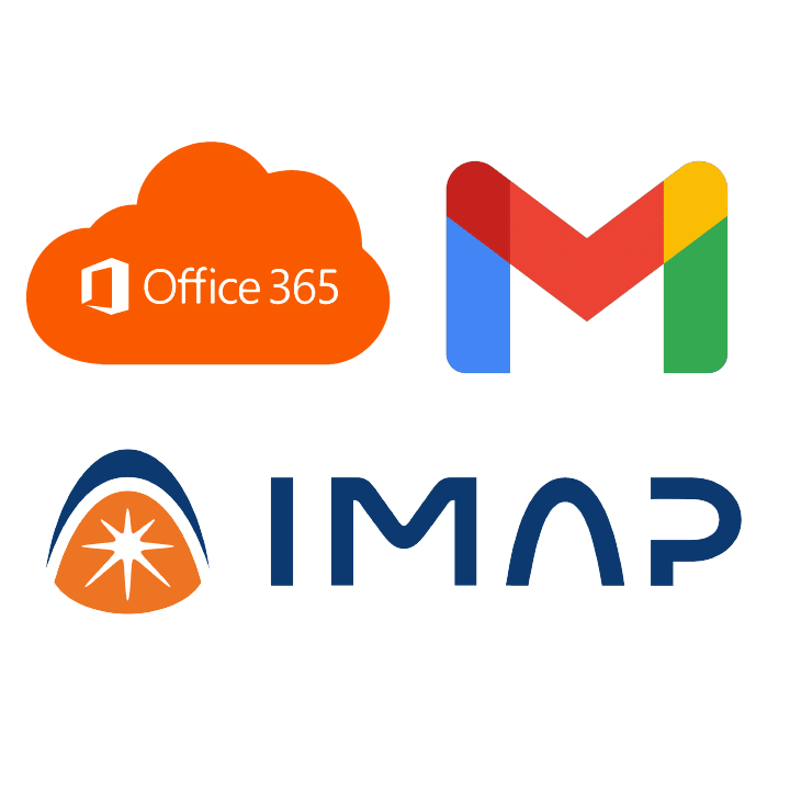 Email Office 365, IMAP, Gmail, EML